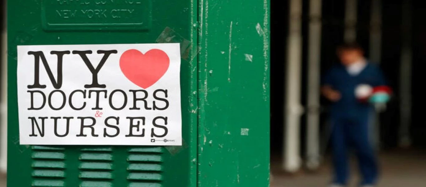 Νέα Υόρκη: Καθοδική η πορεία της επιδημιολογικής καμπύλης για πρώτη φορά